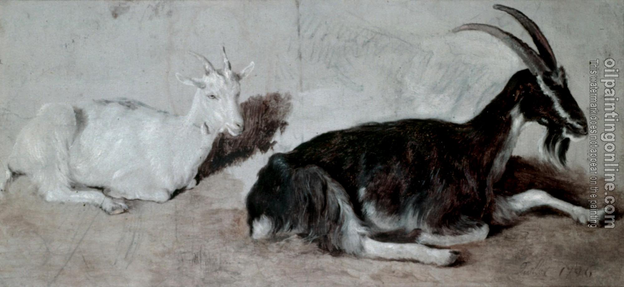 Agasse, Jacques-Laurent - Two Goats
